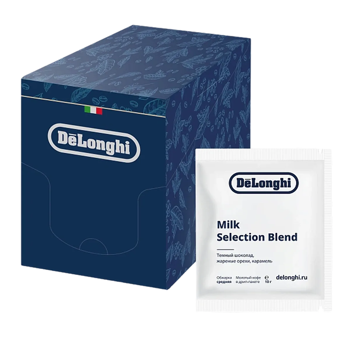 Кофе в дрип-пакетах De'Longhi Signature Coffee Milk Selection Blend 10 шт.
