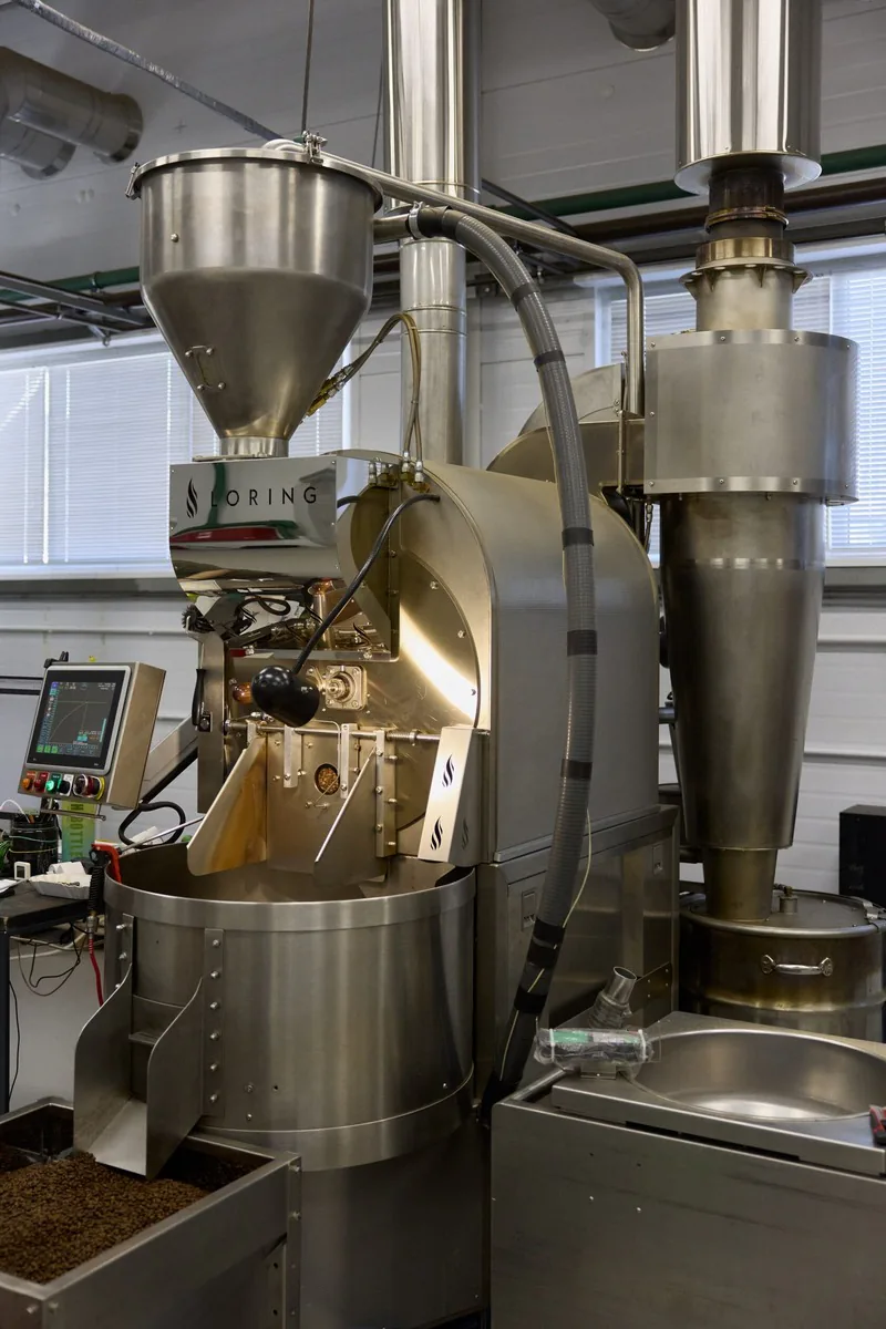 Ростер Loring в цехе Больше Кофе