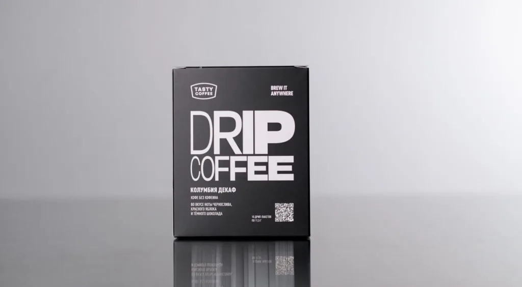 Колумбия Декаф в дрип-пакетах, обжарщик Tasty Coffee