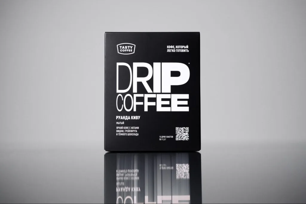 Руанда Киву в дрип-пакетах, обжарщик Tasty Coffee