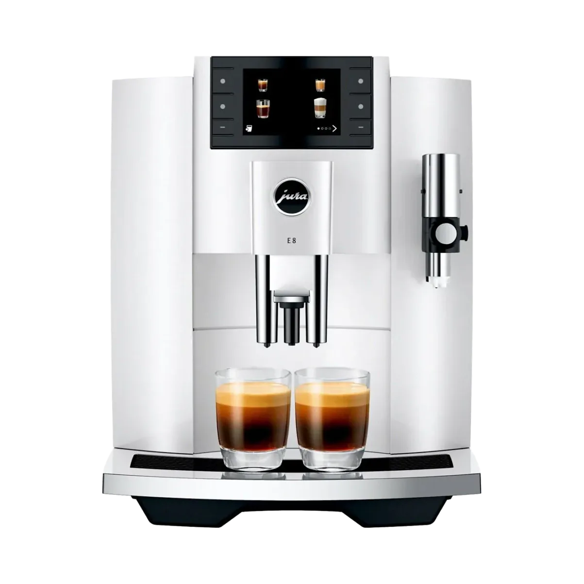 Кофемашина E8 Piano White