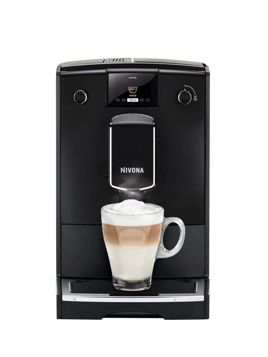 Автоматическая кофемашина Nivona CafeRomatica NICR 690 в чёрном корпусе, дополнительный кадр