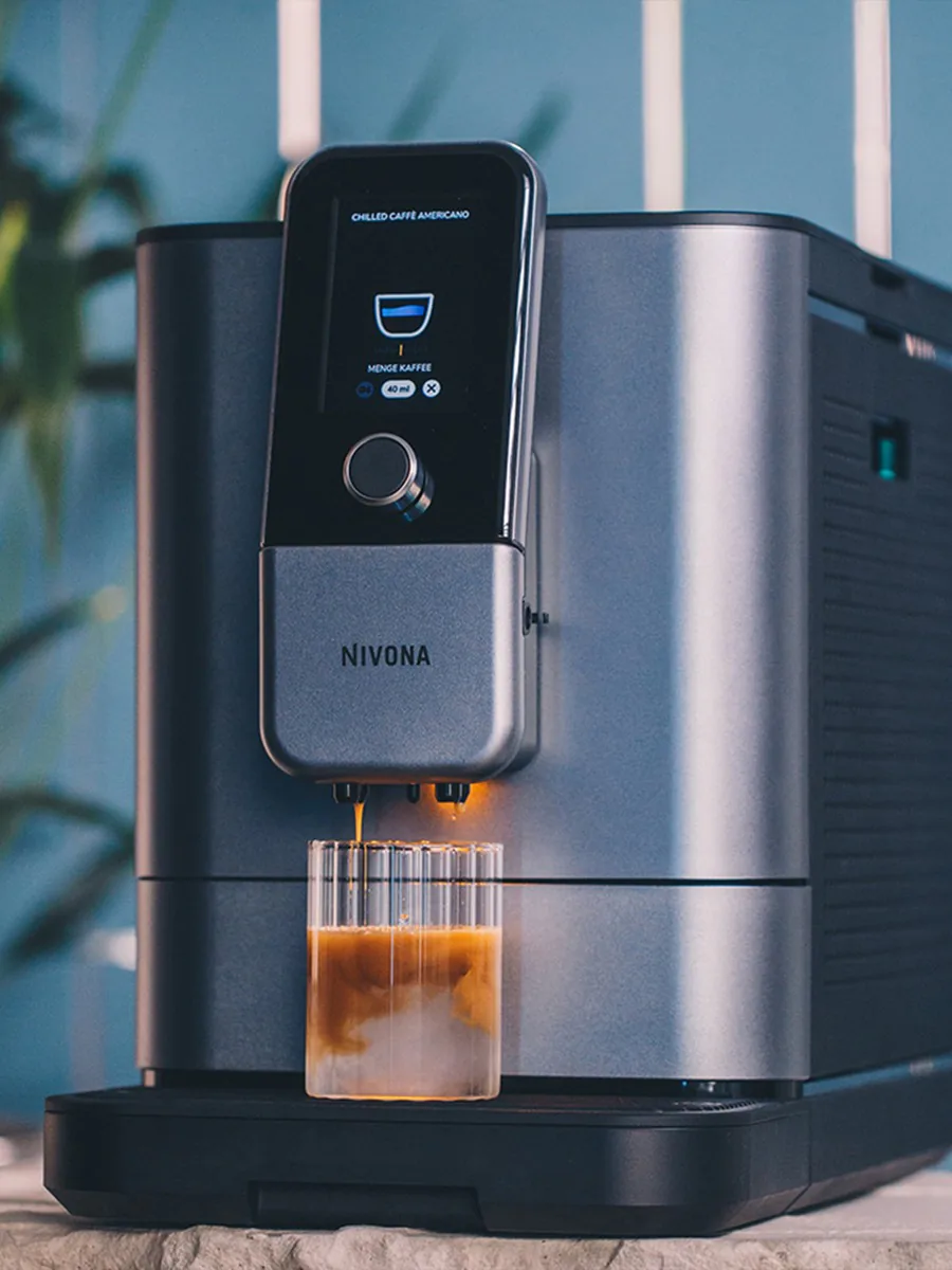 Автоматическая кофемашина Nivona CafeRomatica NIVO 8107 в жемчужно-голубом корпусе, дополнительный кадр