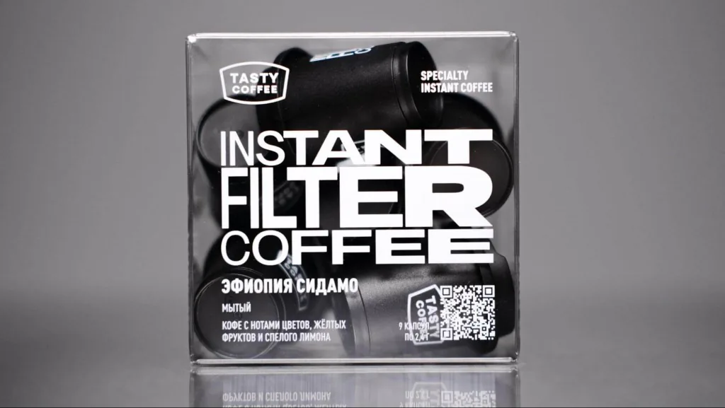Эфиопия Сидамо растворимый, обжарщик Tasty Coffee