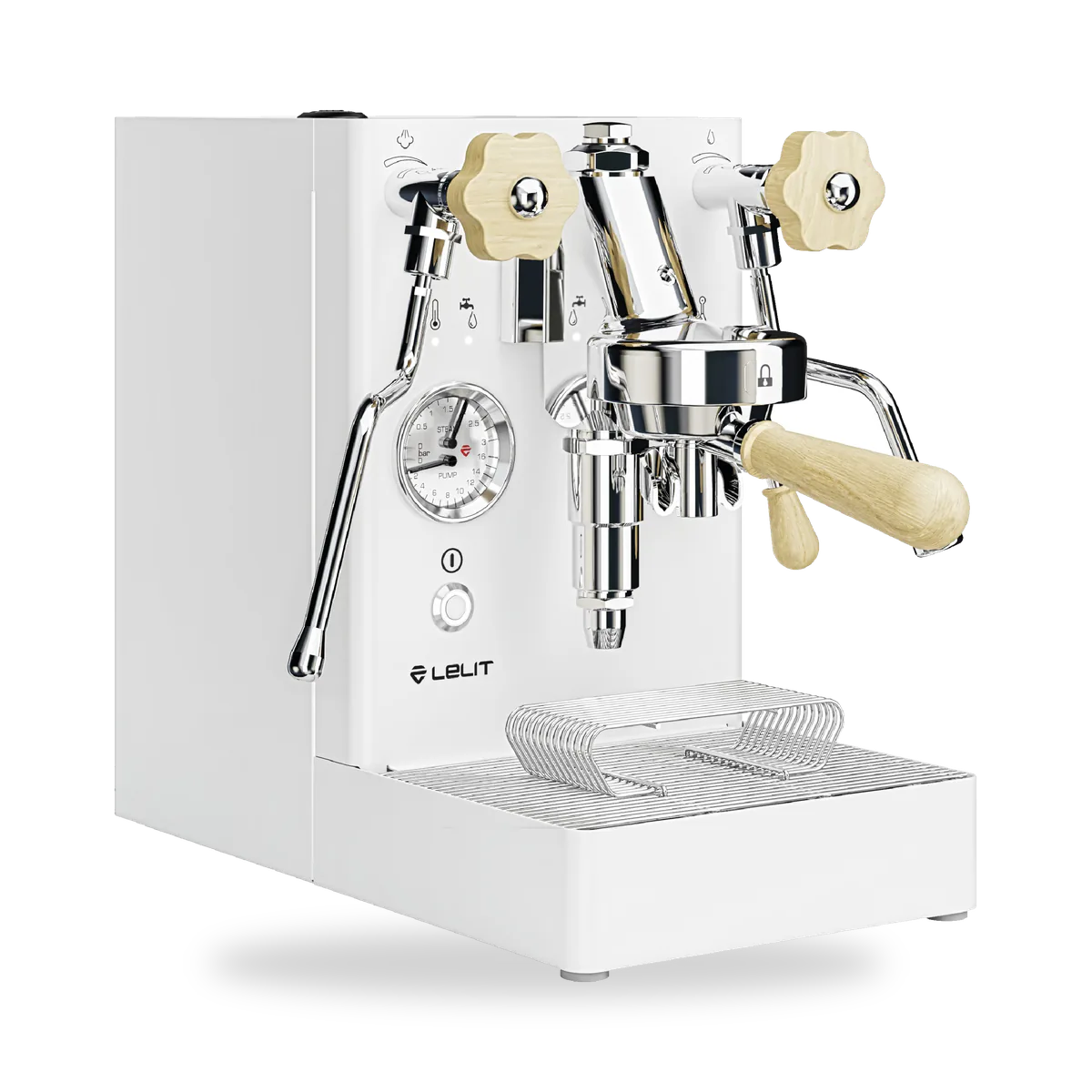 Рожковая кофемашина Lelit MaraX PL62X-EUCW в белом корпусе