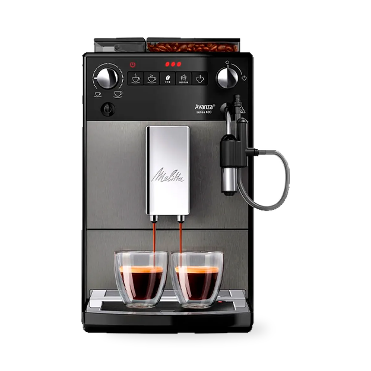 Автоматическая кофемашина Melitta Caffeo Avanza F 270-100 в титановом корпусе