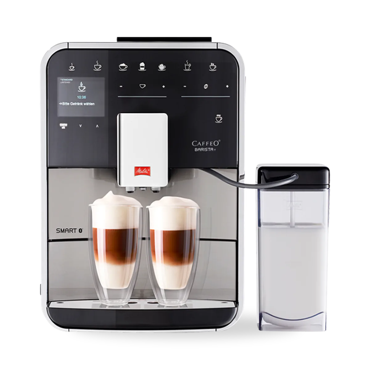 Автоматическая кофемашина Melitta Caffeo Barista T Smart SST F 840-100 в корпусе из нержавеющей стали