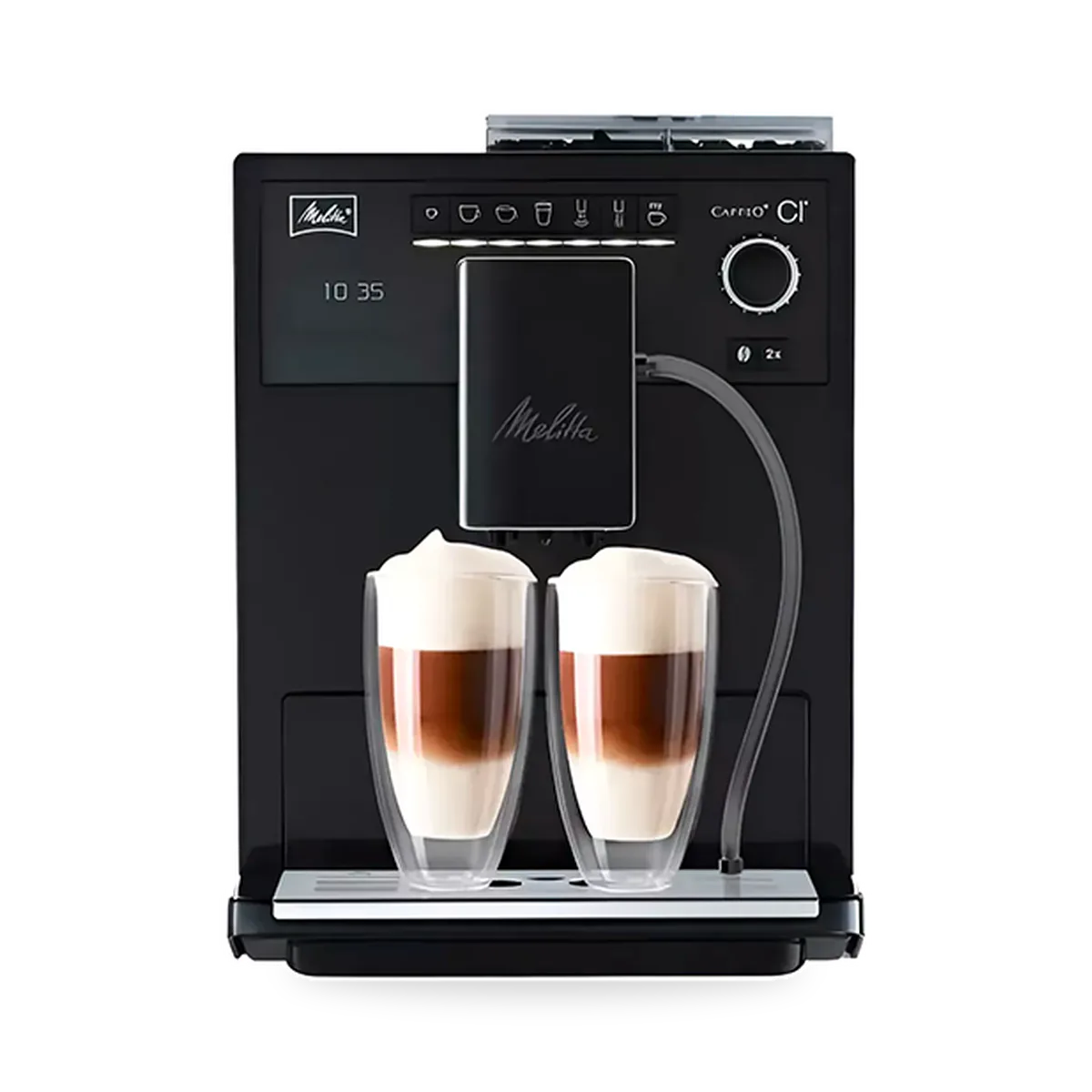 Автоматическая кофемашина Melitta Caffeo CI E 970-003 в матово-чёрном корпусе