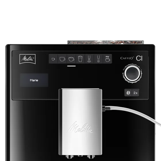 Автоматическая кофемашина Melitta Caffeo CI E 970-103 в чёрном корпусе