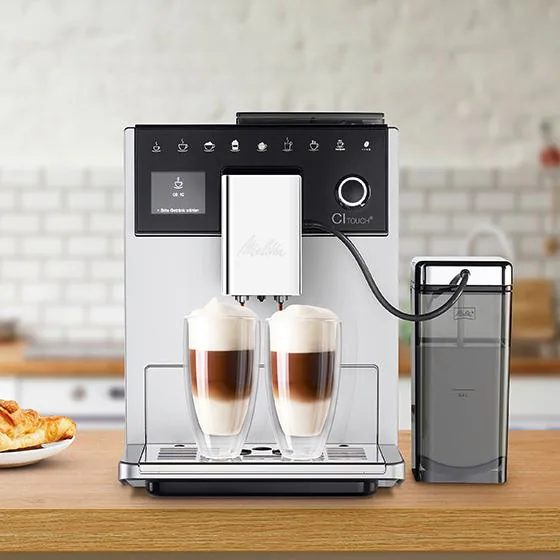 Автоматическая кофемашина Melitta Caffeo CI Touch F 630-101 в серебристом корпусе