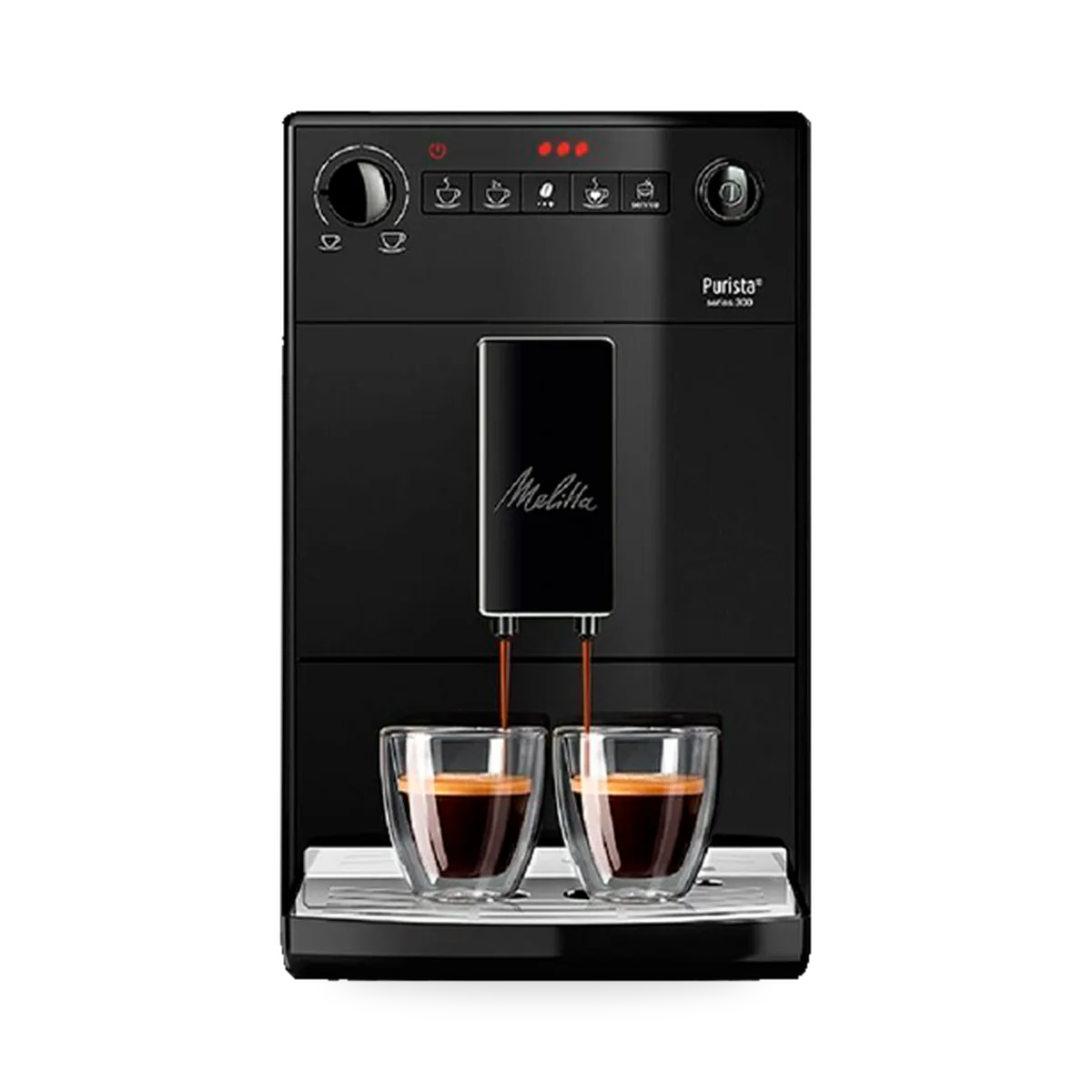 Автоматическая кофемашина Melitta Caffeo Purista F 230-002 в матово-чёрном корпусе