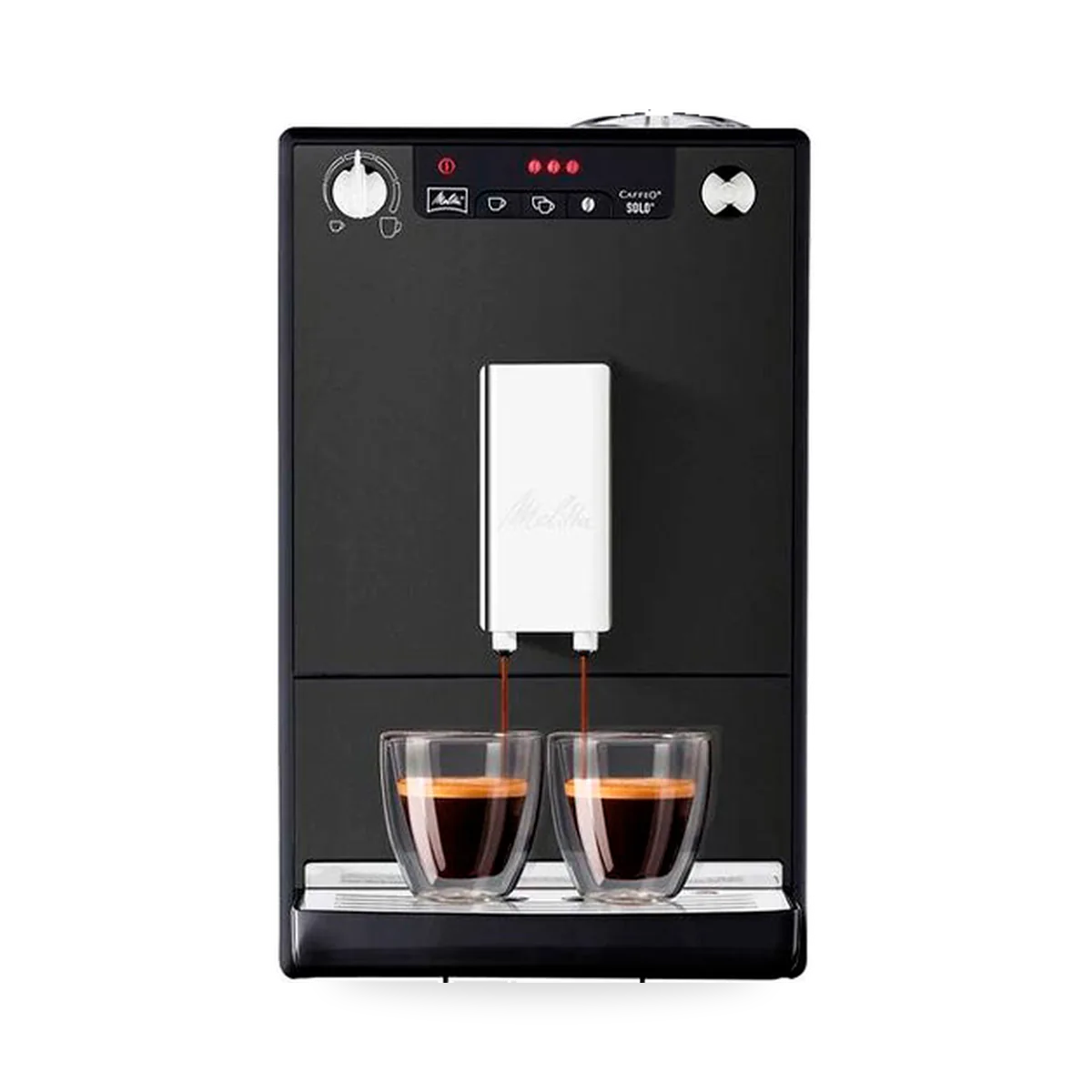 Автоматическая кофемашина Melitta Caffeo Solo E 950-544 в матово-чёрном корпусе