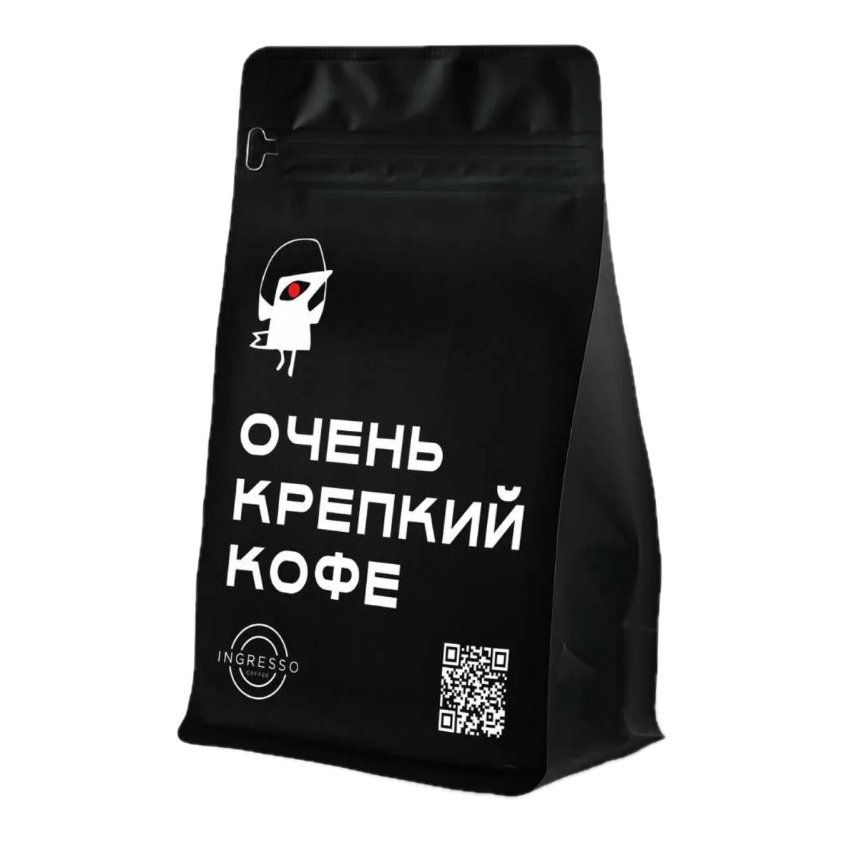 Пачка кофе Ingresso «Очень крепкий кофе», 200 г