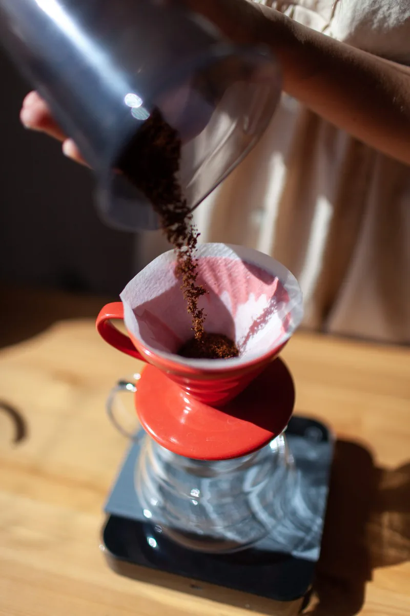 Заваривание в воронке V60
