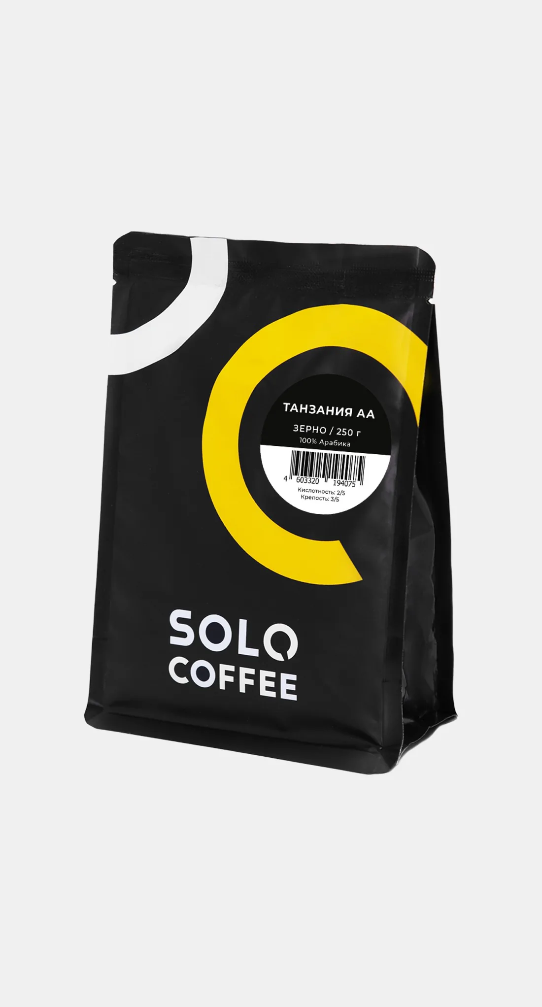 Solo Coffee, пачка зернового кофе
